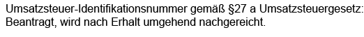 Umsatzsteuer-ID, alt=