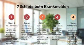 Das sind die Top 7 Schritte beim Krankmelden