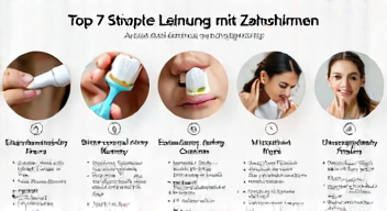 Das sind die Top 7 Schritte beim Umgang mit Zahnschmerzen