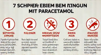 Das sind die Top 7 Schritte beim Umgang mit Paracetamol