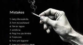 Die 6 häufigsten Fehler bei Nikotinzahnstocher