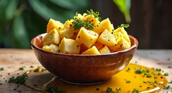 Perspektiven zu winterlichem Brotsalat