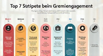 Das sind die Top 7 Schritte beim Gremienengagement