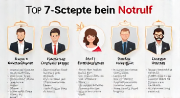 Das sind die Top 7 Schritte beim Notruf