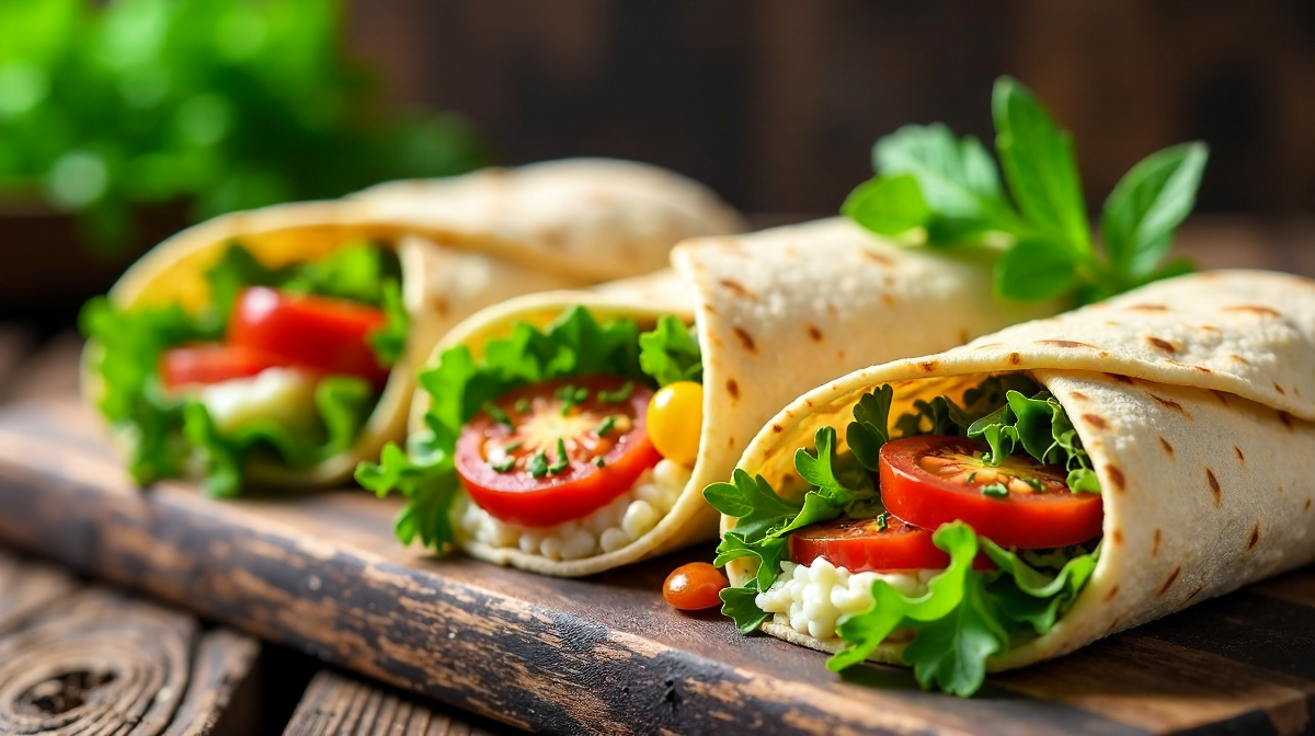 Die faszinierende Welt der Wraps: Käse, Gemüse und gesunde Ernährung entdecken