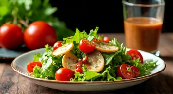 Einfluss des Soja-Erdnuss-Dressings auf den Salat