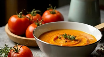 Das sind die Top 7 Schritte beim Kochen von Tomaten-Süßkartoffel-Cremesuppe