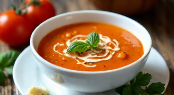 Ich über die Wunder der Tomaten-Süßkartoffel-Cremesuppe (1/10)
