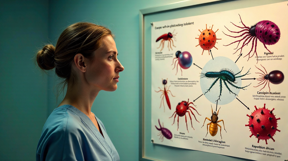 Parasiten beim Menschen: Übertragung, Symptome und Behandlung verstehen